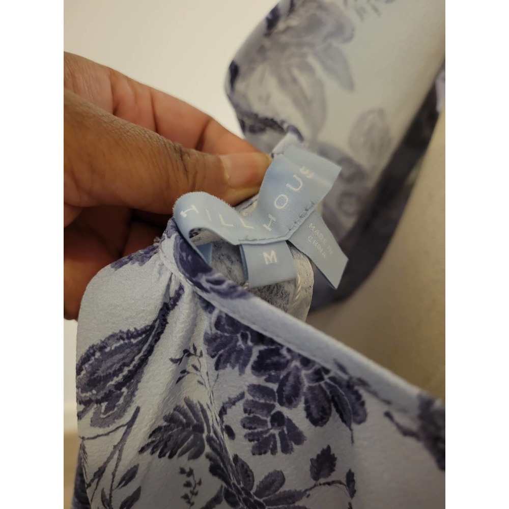 Hill House Simone Dress | Lilac Tonal Floral | Size Med - Picture 11 of 12